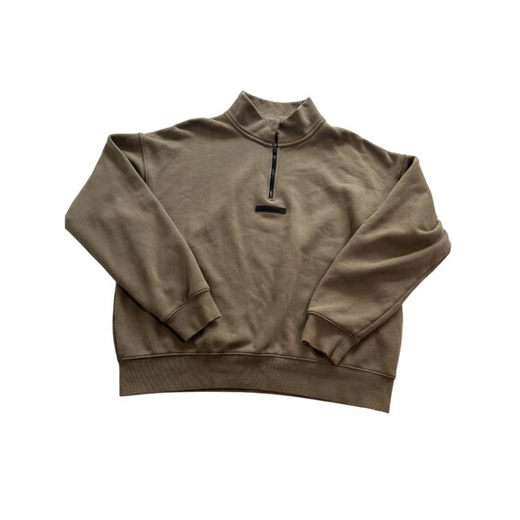 Essentials Fear of God Logo Detail Sweatshirt in Taupe